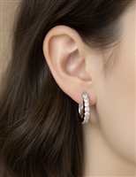 Earrings Ultima Edizione Woman Cerchi in Silver OAO7351 - OAO7351